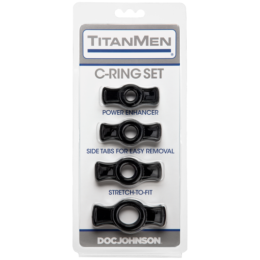 TitanMen Stretch-To-Fit (3-Pack) • Cock Ring Set