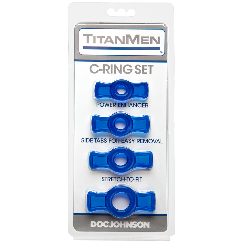 Load image into Gallery viewer, TitanMen Stretch-To-Fit (3-Pack) • Cock Ring Set
