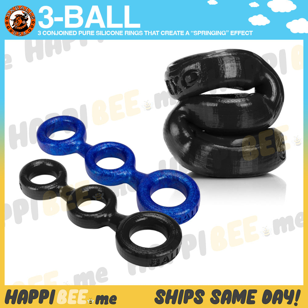 Oxballs 3-Ball • Silicone Ballstretcher + Penis Ring