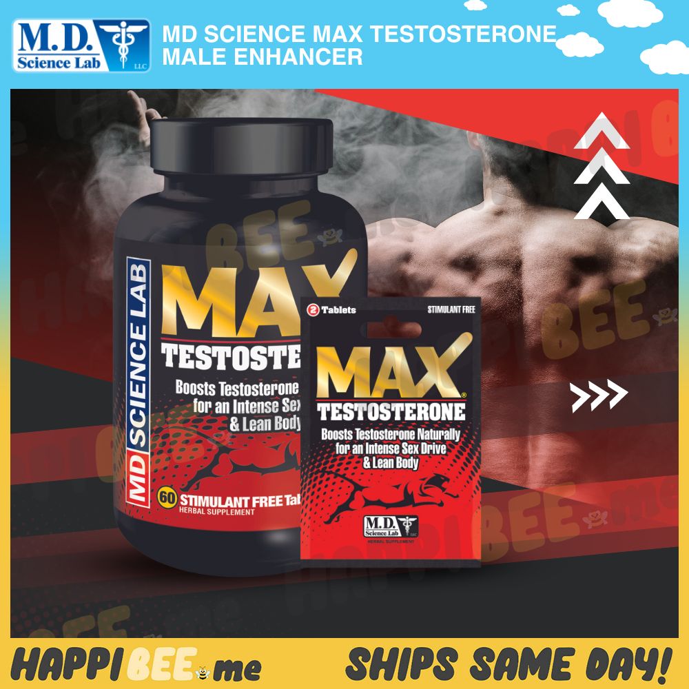 MD Science Max Testosterone • Male Testosterone Booster