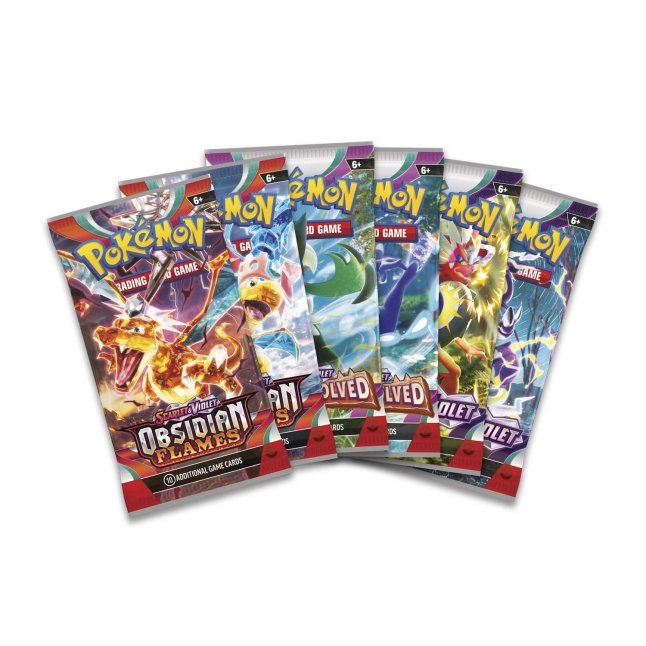 Pokémon TCG - Charizard ex Premium Collection • 6 Booster Packs + 2 Foil Cards