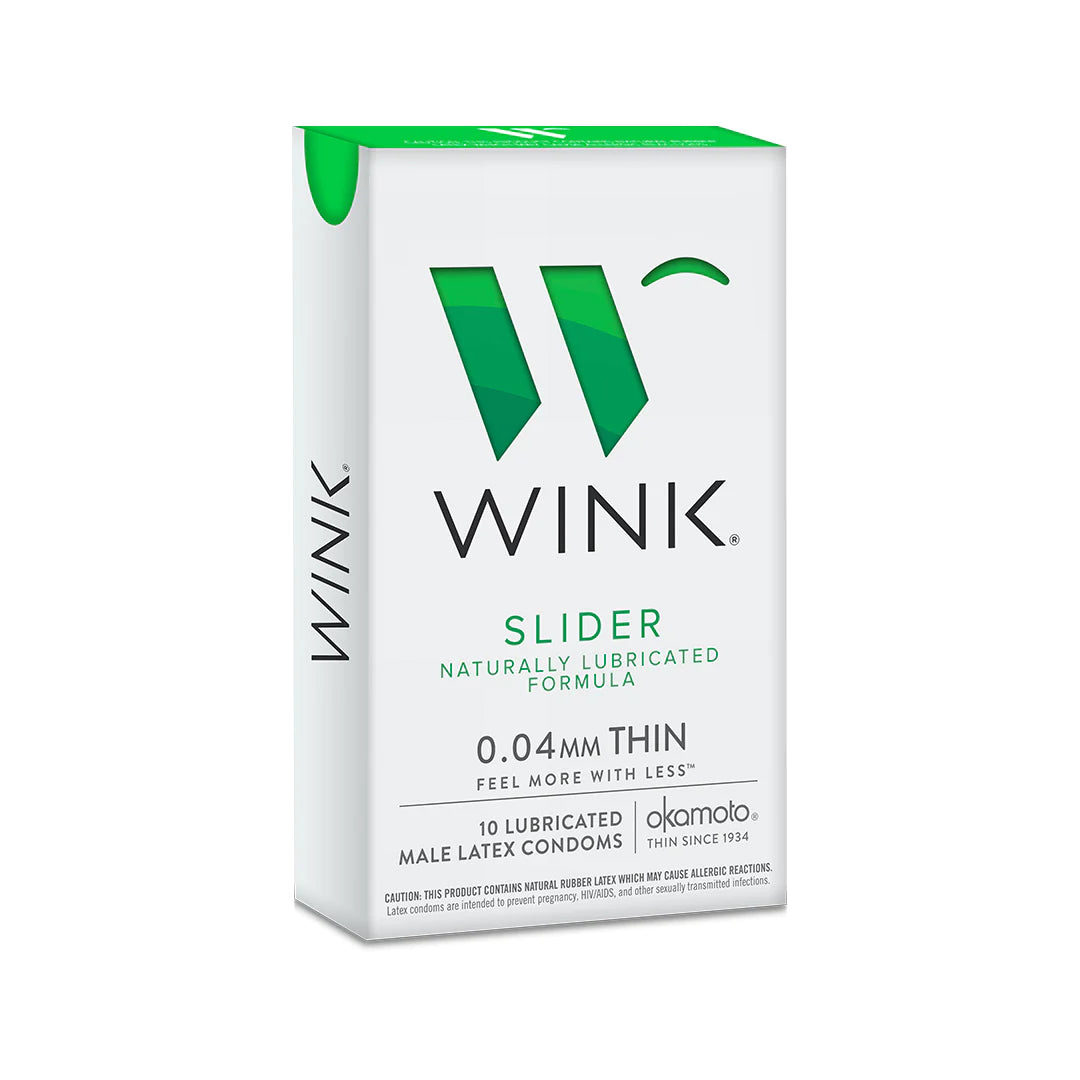 Wink Slider Naturally Lubricated • Latex Condom