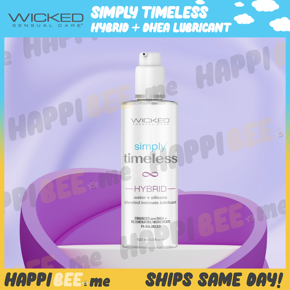 Wicked Simply Timeless Hybrid + DHEA • Hybrid (Silicone + Water) Lubricant