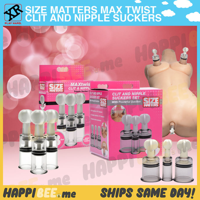 Size Matters Clit & Nipple Suckers • Nipple or Pussy Pump