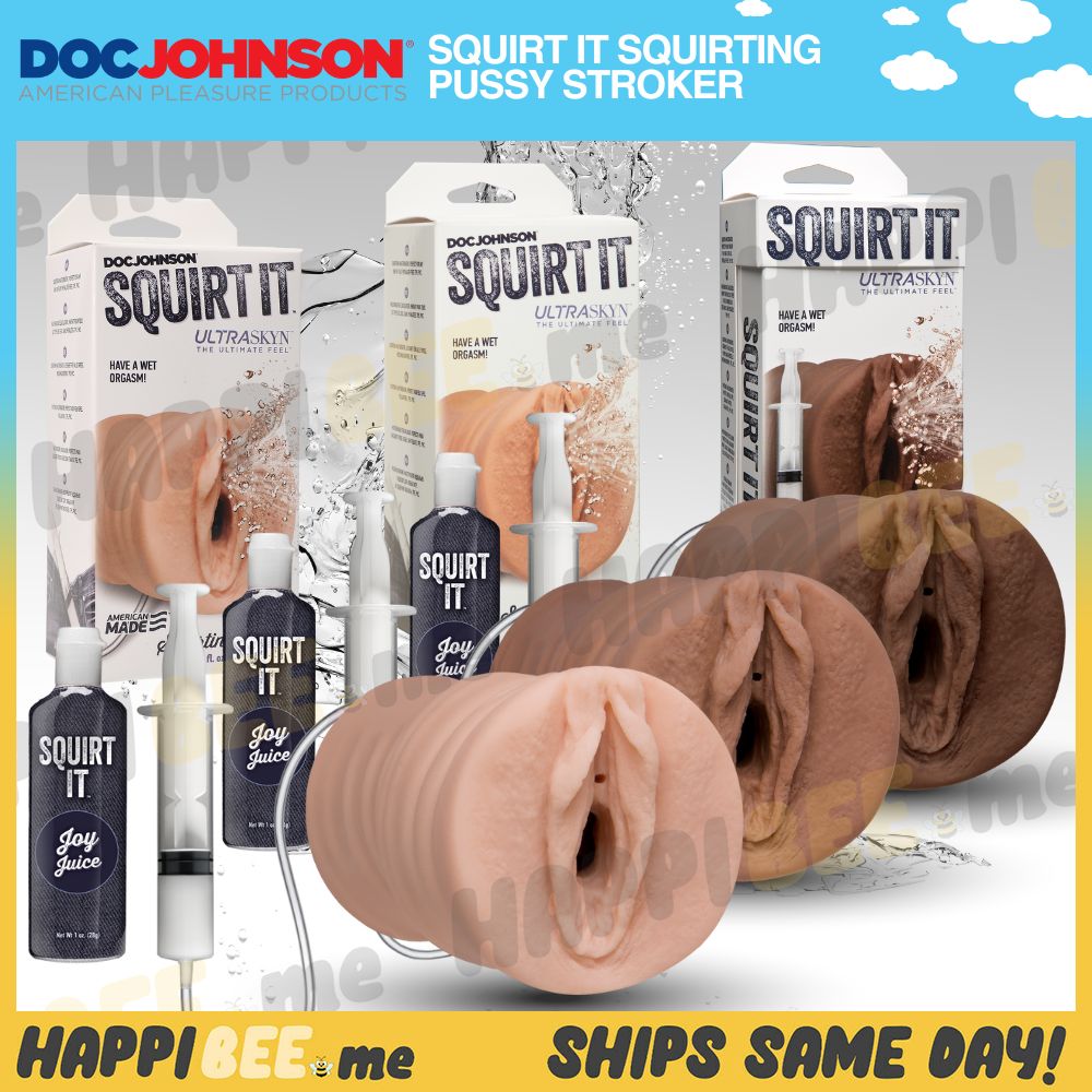 Doc Johnson Squirt It • Squirting Pussy Realistic Stroker