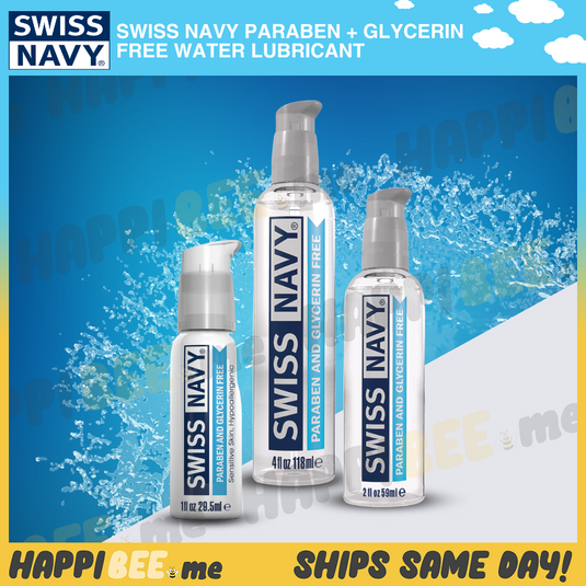 Swiss Navy Paraben & Glycerin Free • Water Lubricant