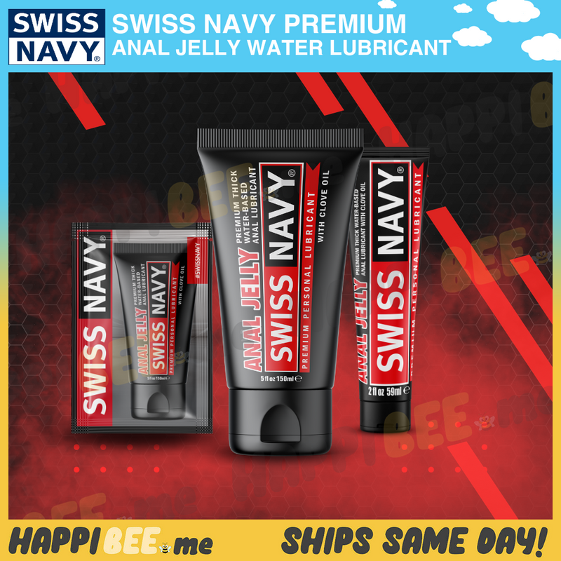 Load image into Gallery viewer, Swiss Navy Premium Anal Jelly Lubricant • Desensitizer Water Lubricant
