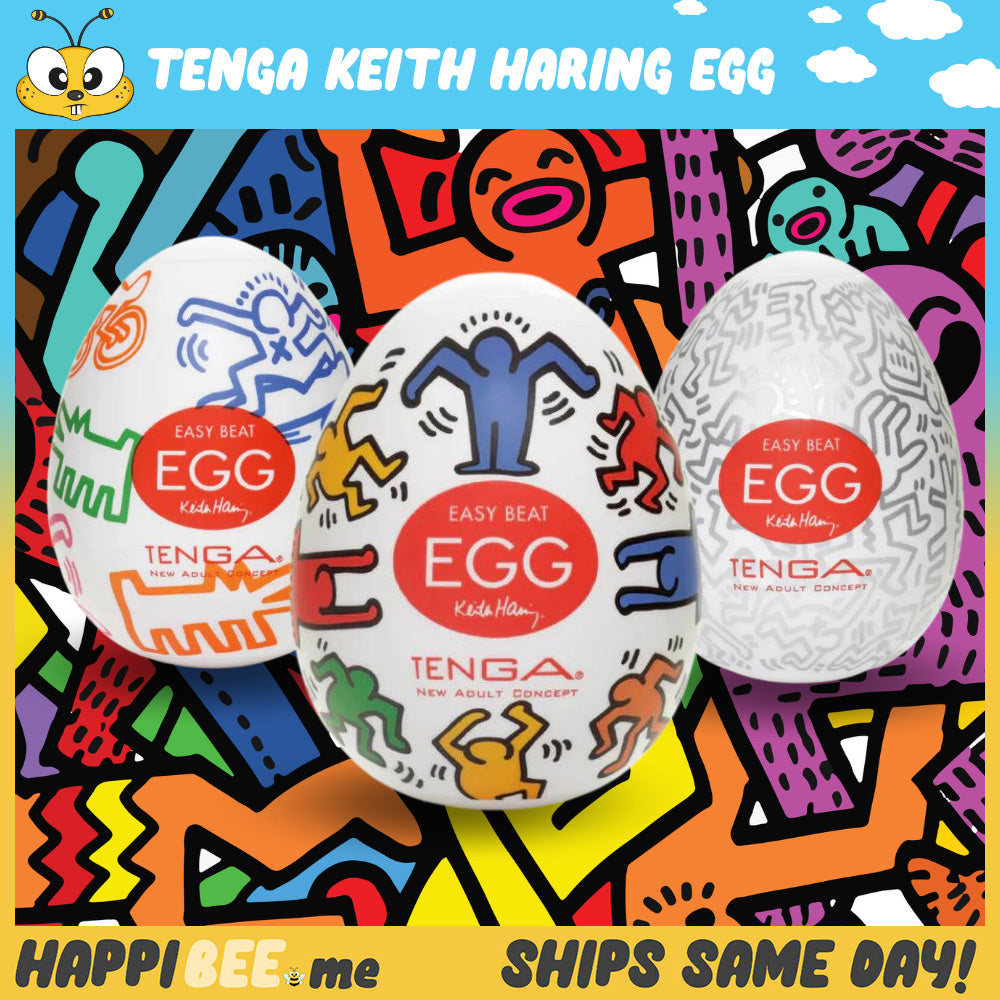 TENGA Egg (Keith Haring) • 360° Textured Stroker
