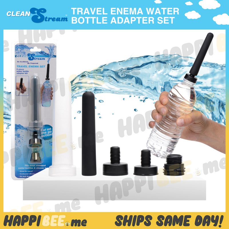 Load image into Gallery viewer, CleanStream Travel Enema • Water Bottle Adapter Set
