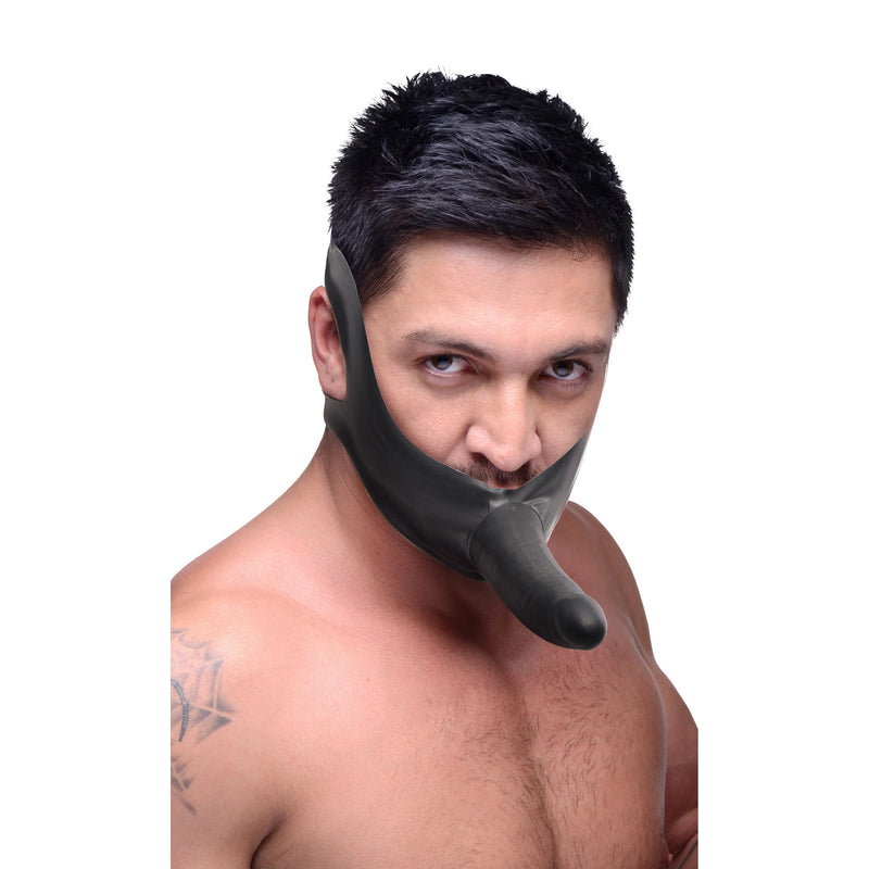 Load image into Gallery viewer, Master Series Face Fuk • Oral Sex Strap On Mouth Gag
