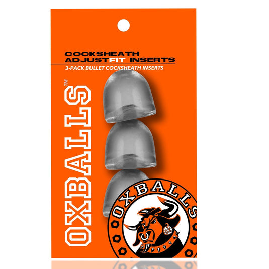 Oxballs ADJUSTfit 3-PACK INSERTS • Cock Sheath + Extender Bullets
