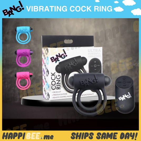 Bang! 28X Remote Control • Vibrating Cock Ring