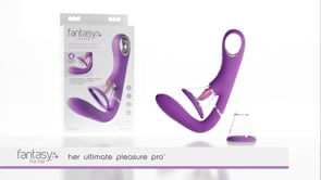 Load and play video in Gallery viewer, Fantasy For Her Ultimate Pleasure Pro • Dual Vibrator
