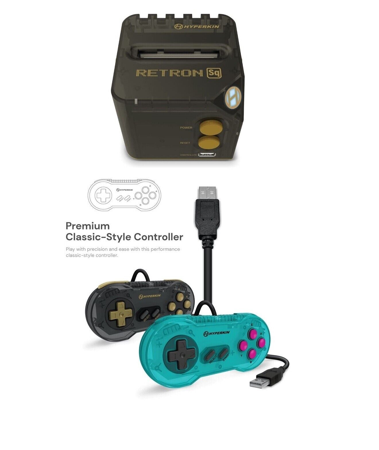 Hyperkin RetroN Sq • (Nintendo Game Boy / Advance / Color) Gaming Console