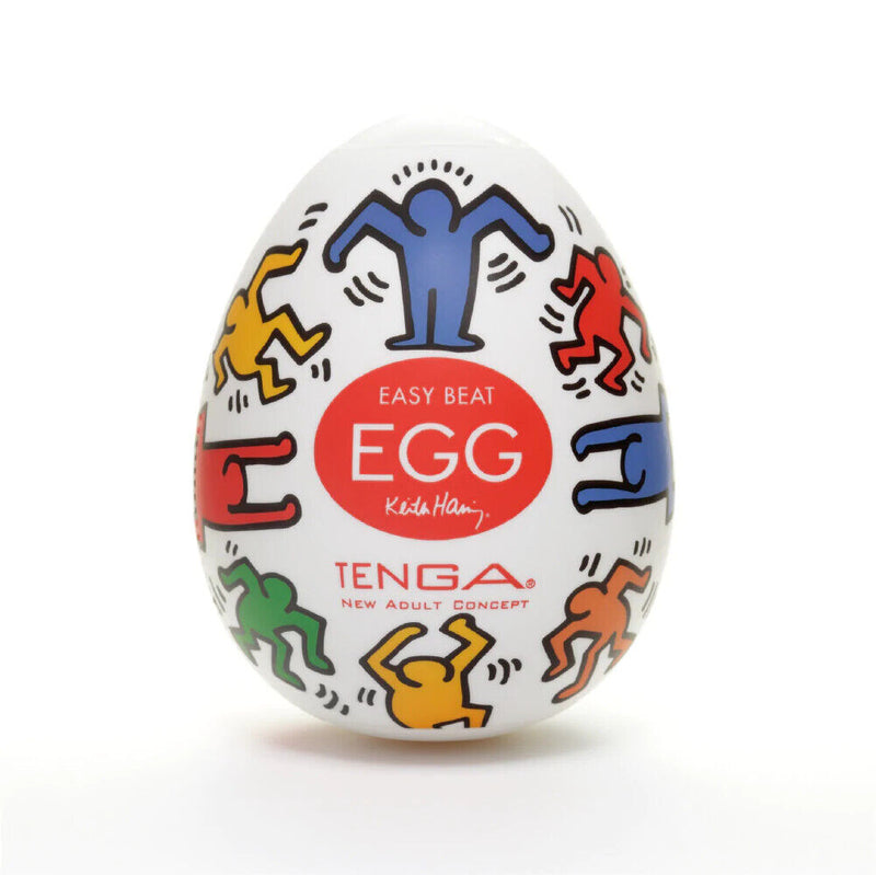 Load image into Gallery viewer, TENGA Egg (Keith Haring) • 360° Textured Stroker
