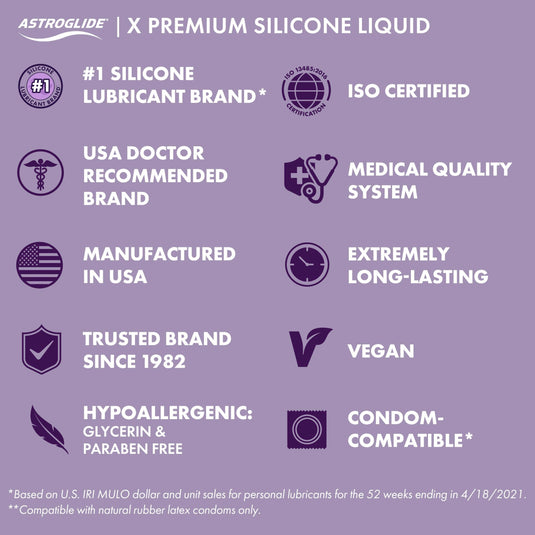 Astroglide X Silicone Liquid • Silicone Lubricant