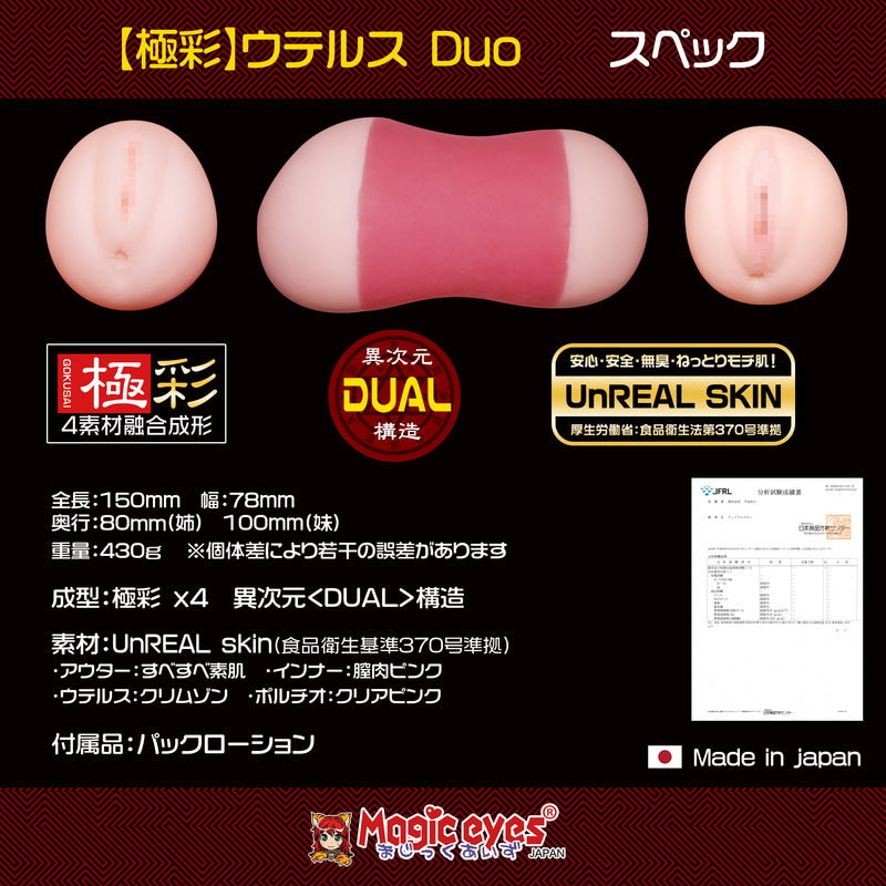Load image into Gallery viewer, Magic Eyes Goksai Uterus Duo (Double Sided) • Realistic Stroker
