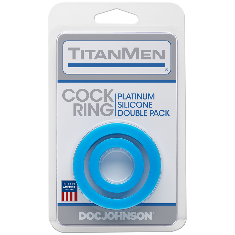 Load image into Gallery viewer, TitanMen Double-Pack • Silicone Cock Ring
