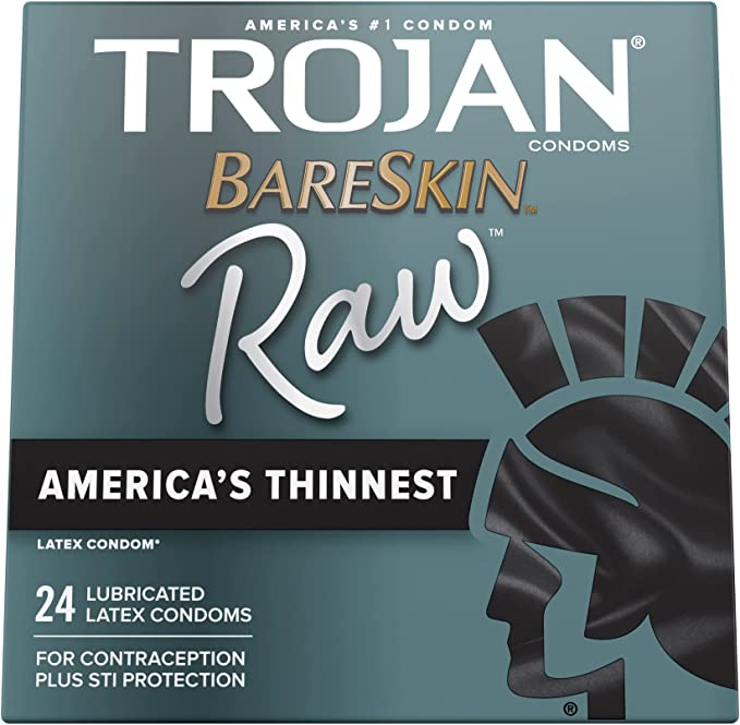 Load image into Gallery viewer, Trojan Bareskin Raw (Ultra Thin) • Latex Condom
