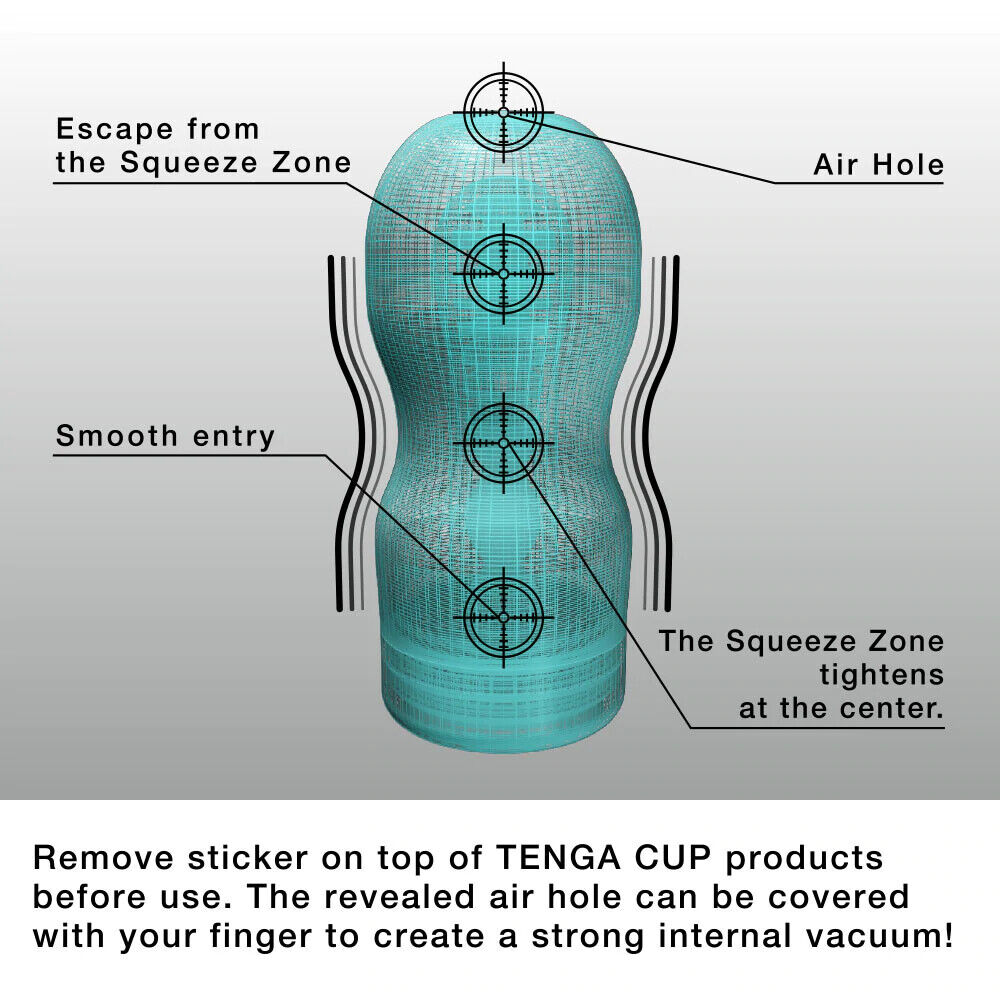 TENGA Air Flow Cup • Vacuum Suction Cup