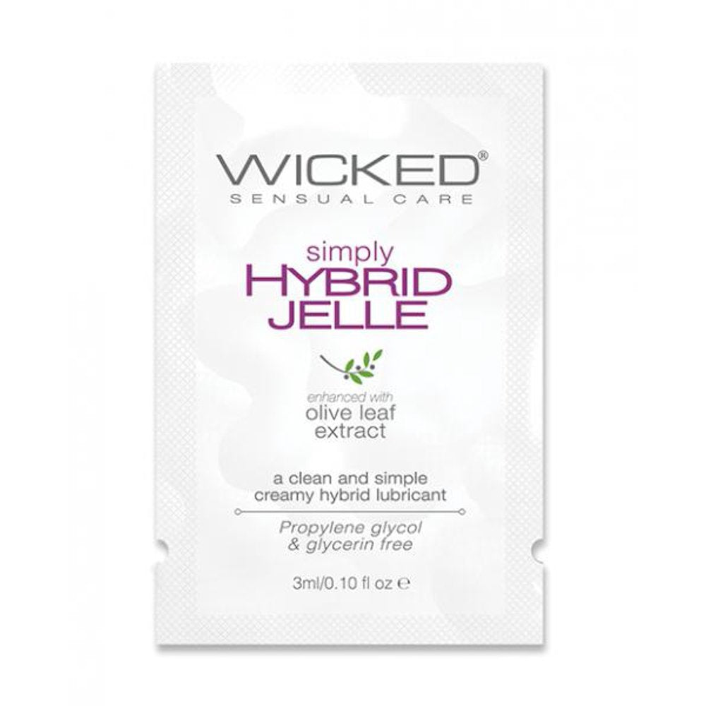 Wicked Simply Hybrid Jelle • (Water + Silicone) Lubricant