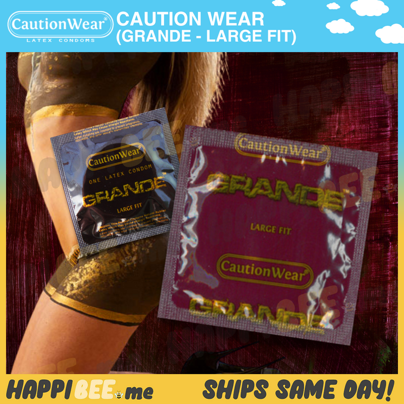 Load image into Gallery viewer, CautionWear Grande (Extra-Large) • Latex Condom
