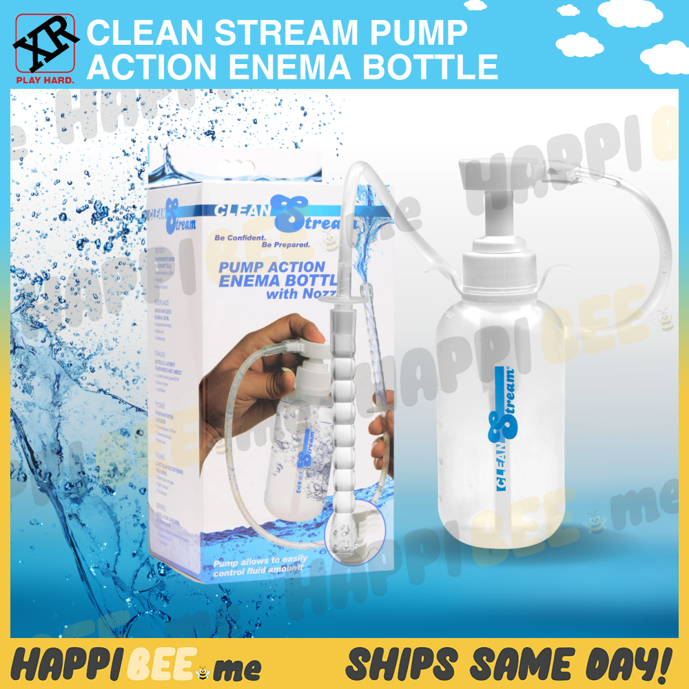 CleanStream Pump Action Enema Bottle • Anal Cleansing System