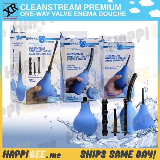 CleanStream Premium One-Way Enema Douche • Anal Cleansing System