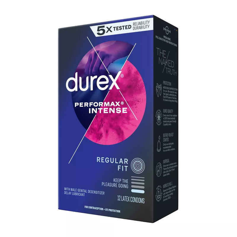 Load image into Gallery viewer, Durex Performax Intense (Delay &amp; Studded) • Latex Condom
