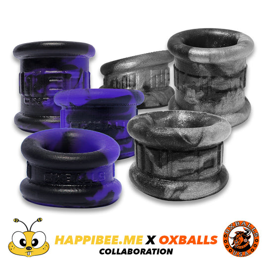 Oxballs x happibee.me Neo (Angle, Short, Tall) • Silicone Ball Stretcher