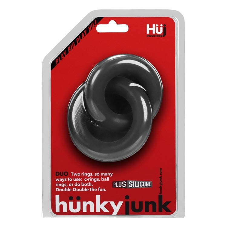 HunkyJunk Duo • TPR+Silicone Penis Ring
