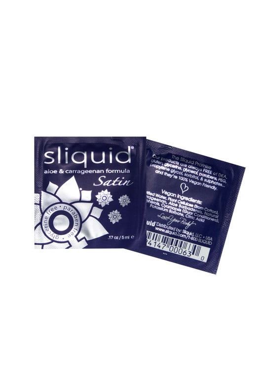 Sliquid Naturals Satin • Aloe Vera + Water Lubricant