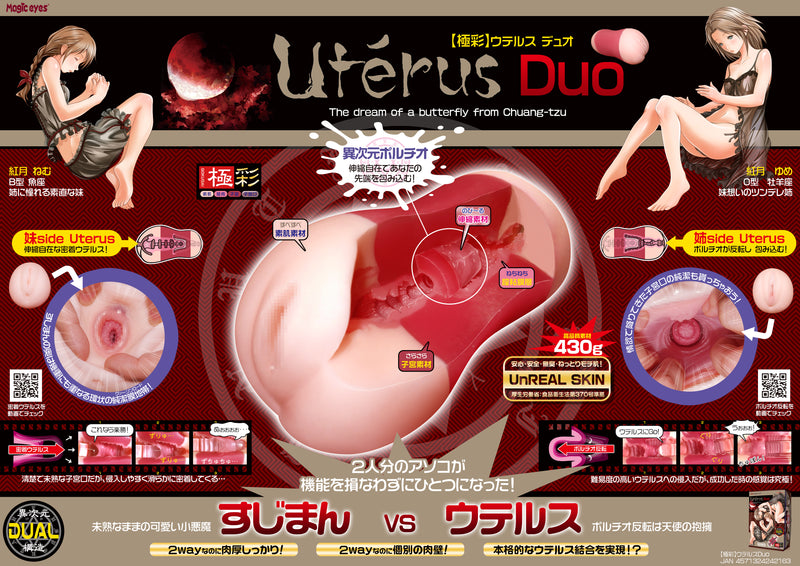 Load image into Gallery viewer, Magic Eyes Goksai Uterus Duo (Double Sided) • Realistic Stroker
