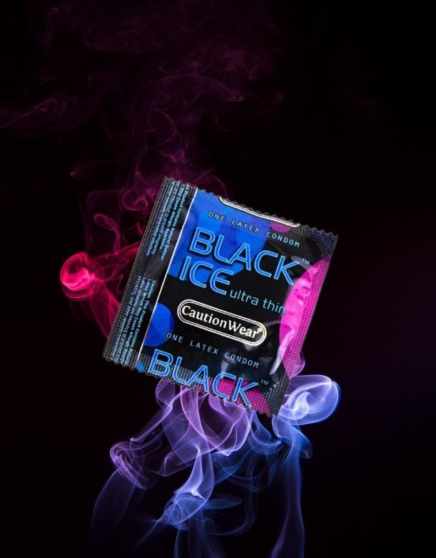 CautionWear Black Ice (Ultra Thin) • Latex Condom