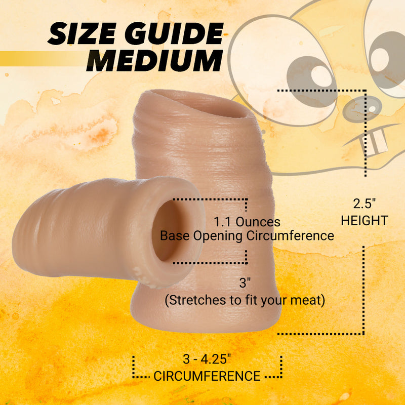Load image into Gallery viewer, Oxballs x happibee.me Docker Moreskin • Realistic Silicone Foreskin
