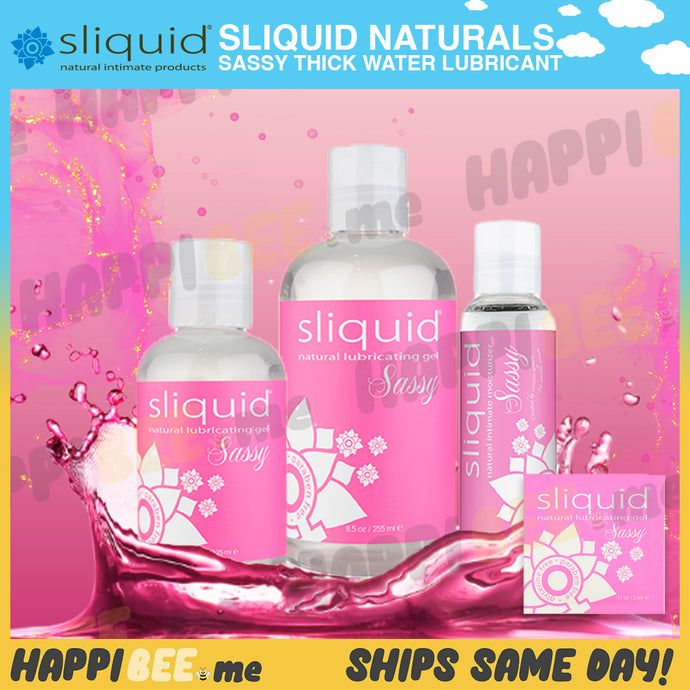 Sliquid Naturals Sassy • Thick Water Lubricant
