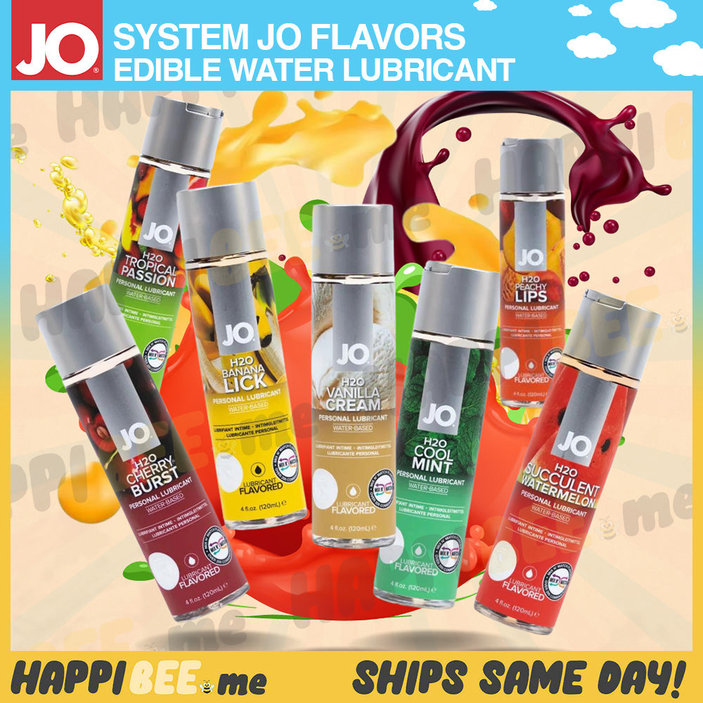 System Jo H20 (Flavors) • Water Lubricant