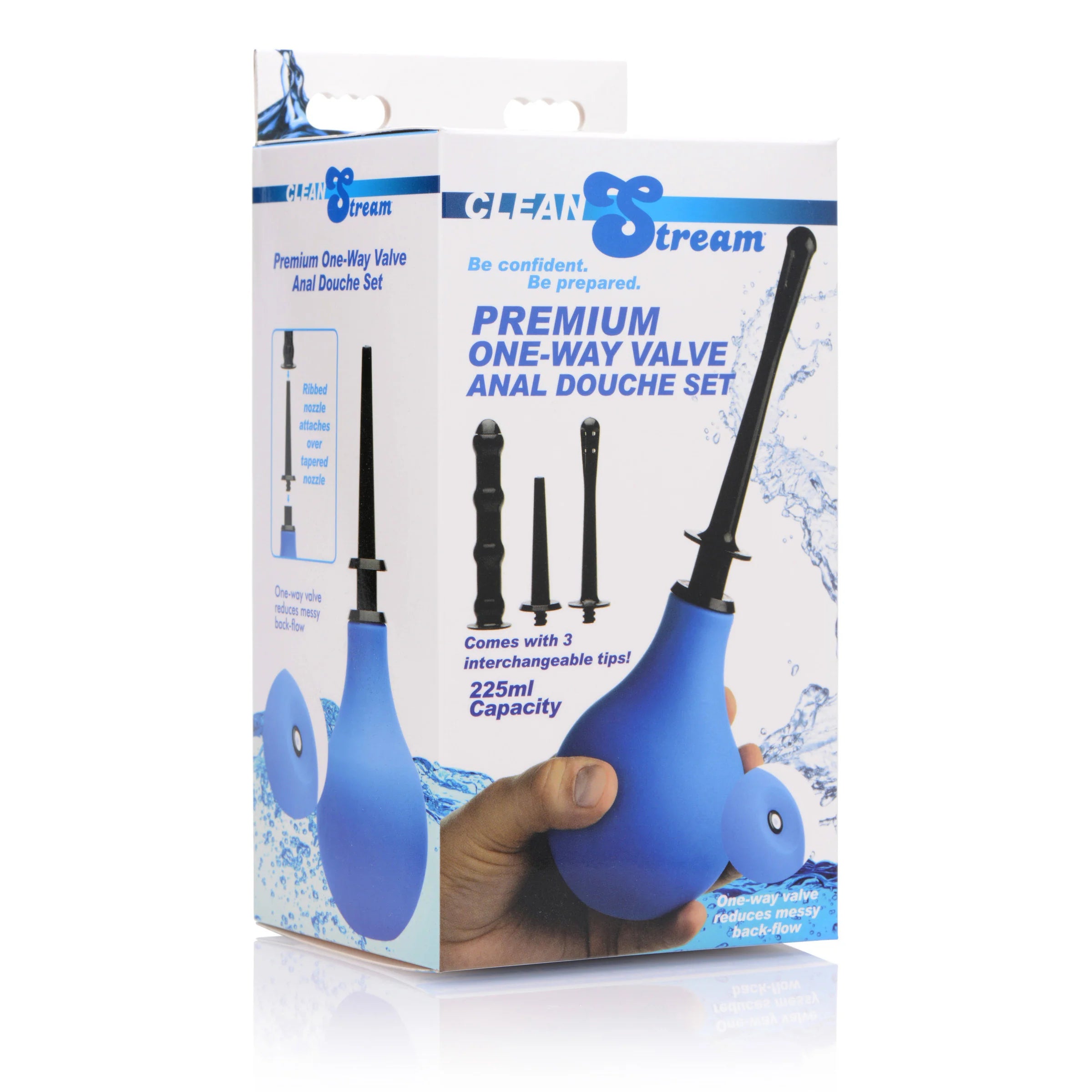 CleanStream Premium One-Way Enema Douche • Anal Cleansing System