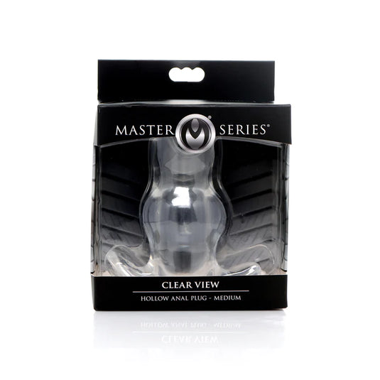 Master Series Clear View • Hollow Butt Plug