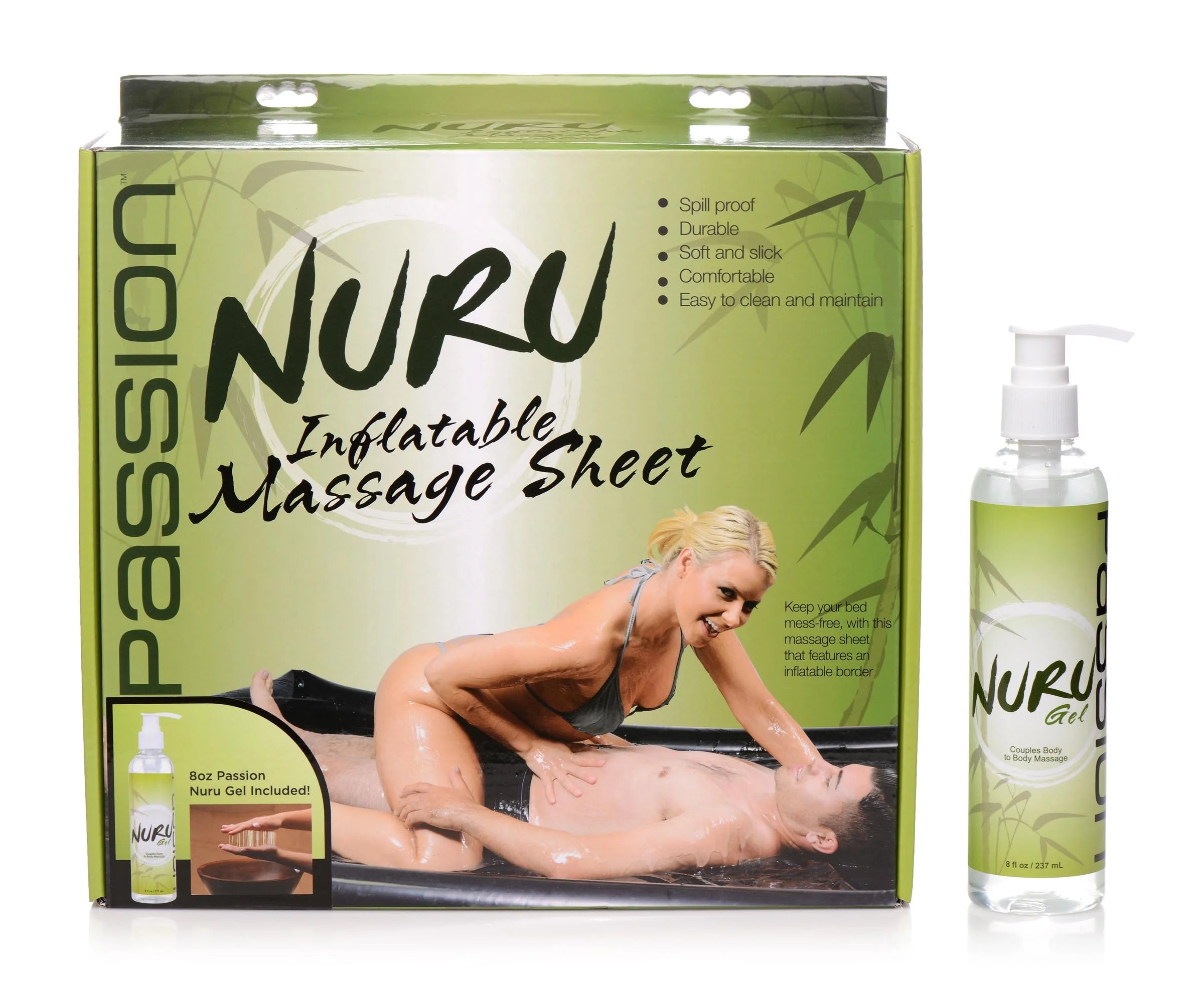 Passion Nuru Massage Gel • Inflatable Mat Set Or Nuru Gel
