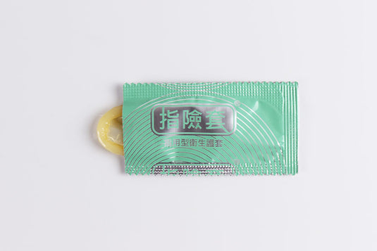 Findom Dotted Aloe • Latex Finger Condom