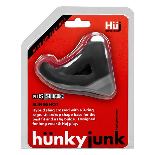 HunkyJunk Slingshot• TPR+Silicone Cock Sling