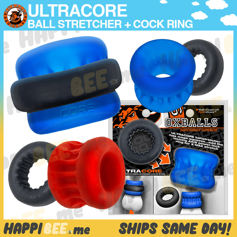 Load image into Gallery viewer, Oxballs UltraCore • (2-In-1) Cock Ring + Ball Stretcher
