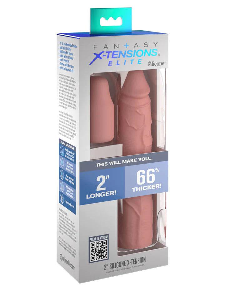 Load image into Gallery viewer, Fantasy Extensions Elite Silicone • Penis Extender
