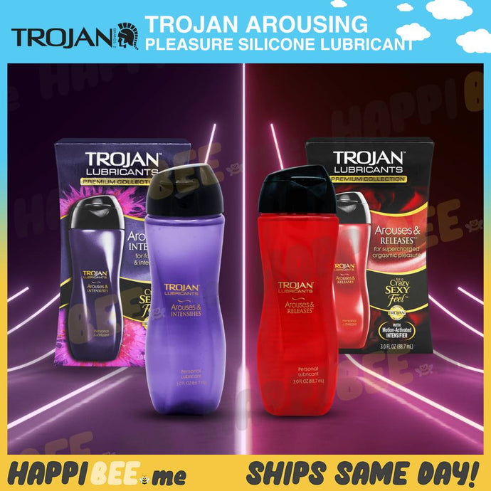 Trojan Arousing Pleasure • Couples Silicone Lubricant