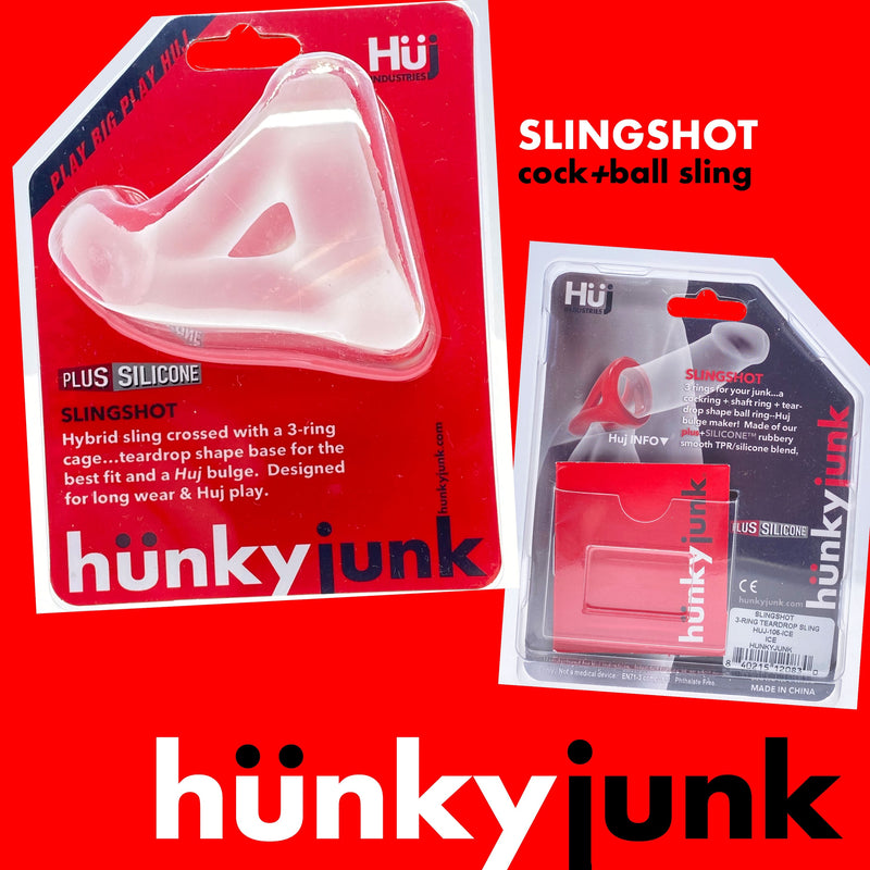 Load image into Gallery viewer, HunkyJunk Slingshot• TPR+Silicone Cock Sling
