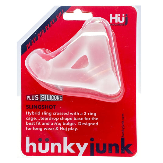 HunkyJunk Slingshot• TPR+Silicone Cock Sling